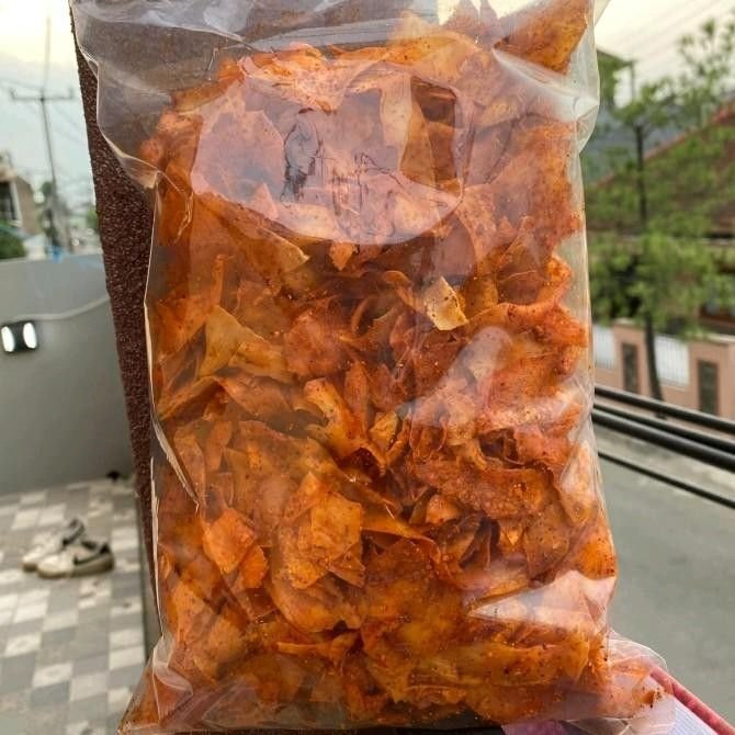 Keripik Singkong Pedas Asin